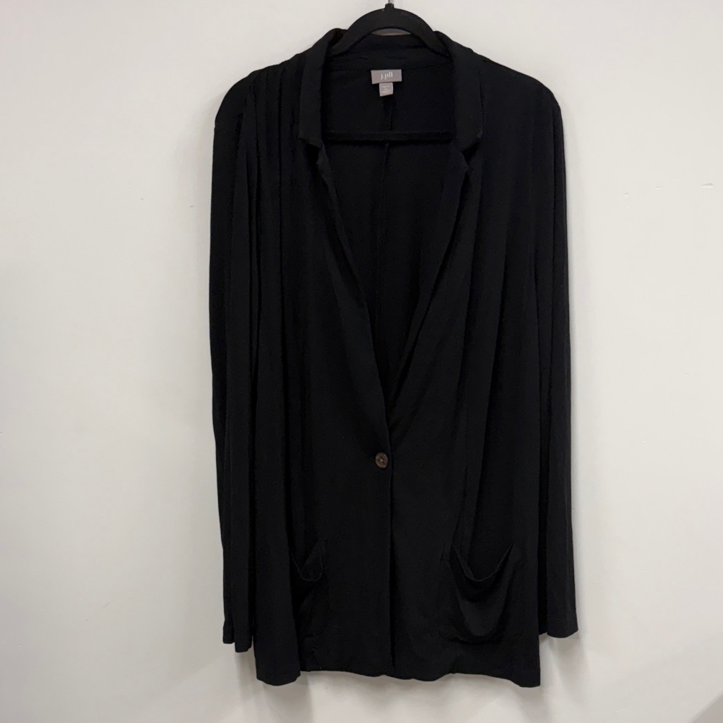 J. Jill Black Open Front Cardigan